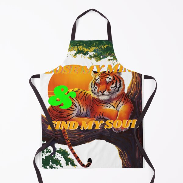 Item preview, "A relaxed tiger contemplating the tranquil forest atmosphere at sunset" designed and sold by MAR1RJD.