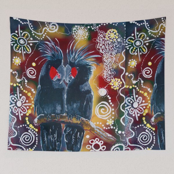 Item preview, PALM COCKATOO DREAMING designed and sold by kunjawildifeart.