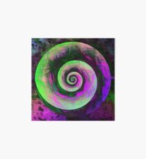 Abstract galaxy spiral Art Board Print