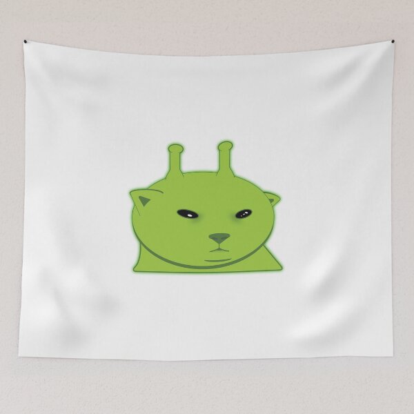Item preview, Vector Alien Glorp Cat designed and sold by ShrimpleDesigns.