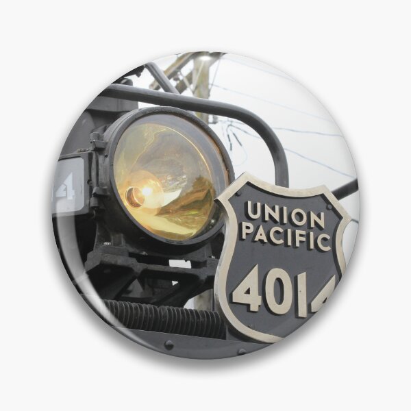 Item preview, Big Boy 4014 closeup with light and emblem designed and sold by ROBERTDBROZEK.