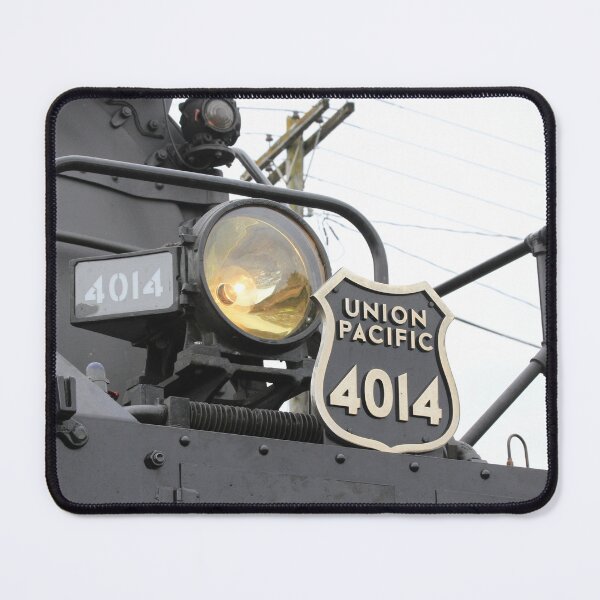 Item preview, Big Boy 4014 closeup with light and emblem designed and sold by ROBERTDBROZEK.