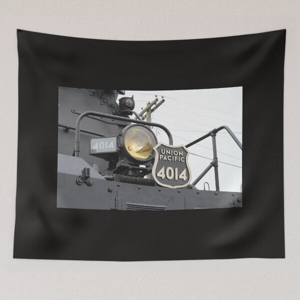 Item preview, Big Boy 4014 closeup with light and emblem designed and sold by ROBERTDBROZEK.