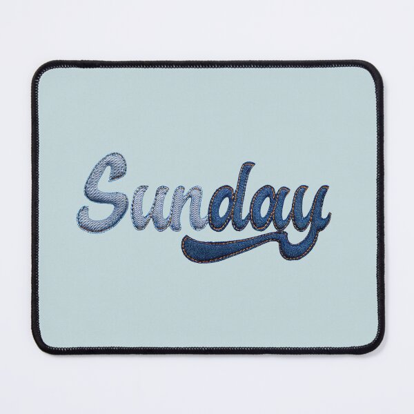 Item preview, Sunday Denim Patchwork Print designed and sold by todayisteeday.