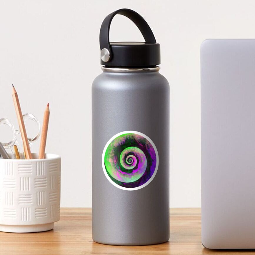 Abstract galaxy spiral Sticker