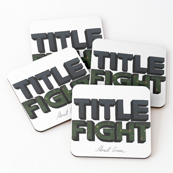 Item preview, Title Fight Floral Green designed and sold by Ronen12.