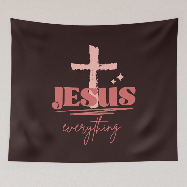 Item preview, Jesus Over Everything, Christian Quotes, Christian Women's Bible Verse Design, Christian Men's Bible Verse Quotes designed and sold by mattlee20.