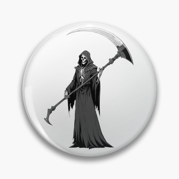 Item preview, Creepy Grim Reaper Anime Style designed and sold by PlanetMarker.