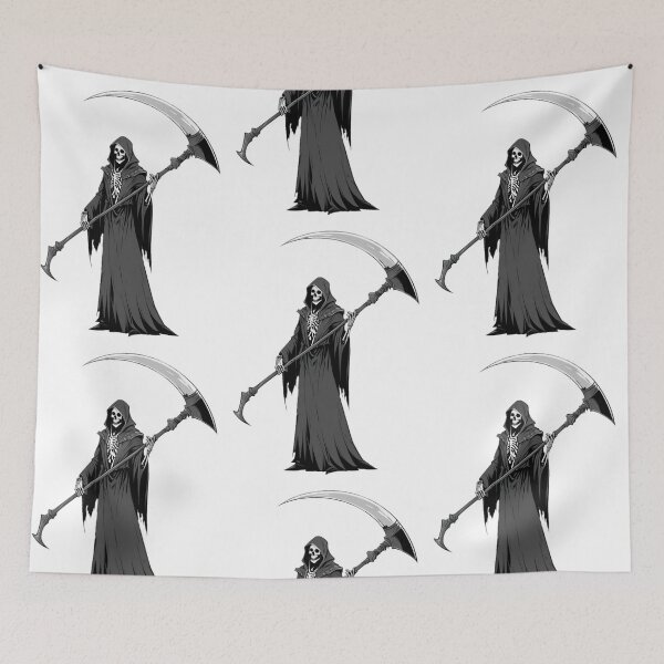 Item preview, Creepy Grim Reaper Anime Style designed and sold by PlanetMarker.