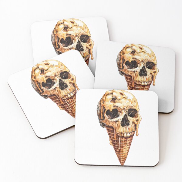 Item preview, Gross Melting Skull Ice Cream designed and sold by Croneandquill.