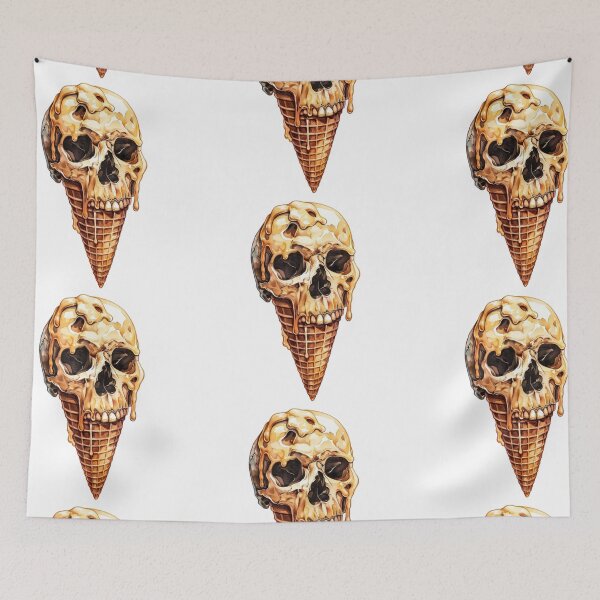Item preview, Gross Melting Skull Ice Cream designed and sold by Croneandquill.