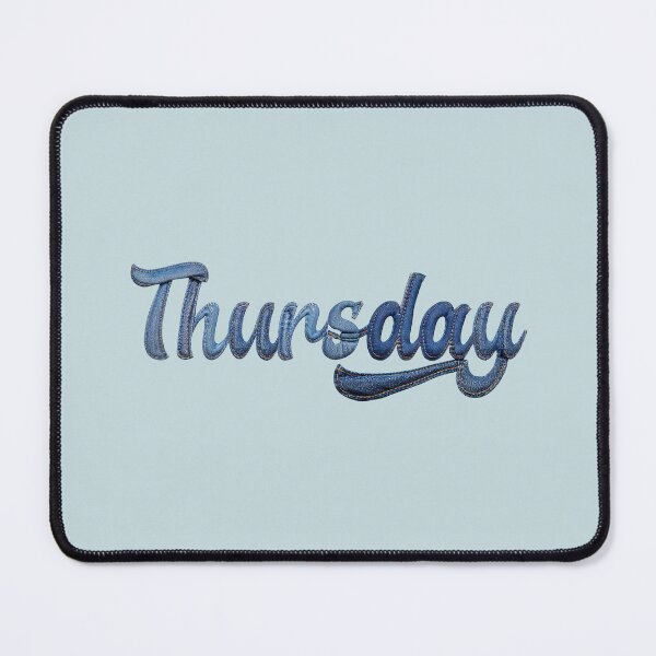 Item preview, Thursday Denim Patchwork Print designed and sold by todayisteeday.