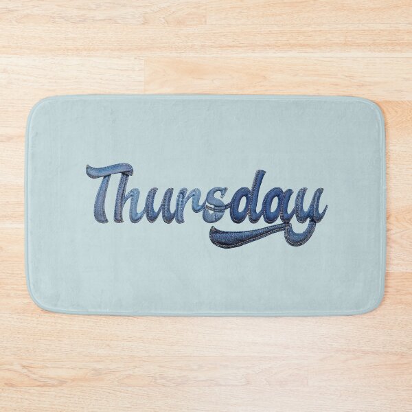 Item preview, Thursday Denim Patchwork Print designed and sold by todayisteeday.