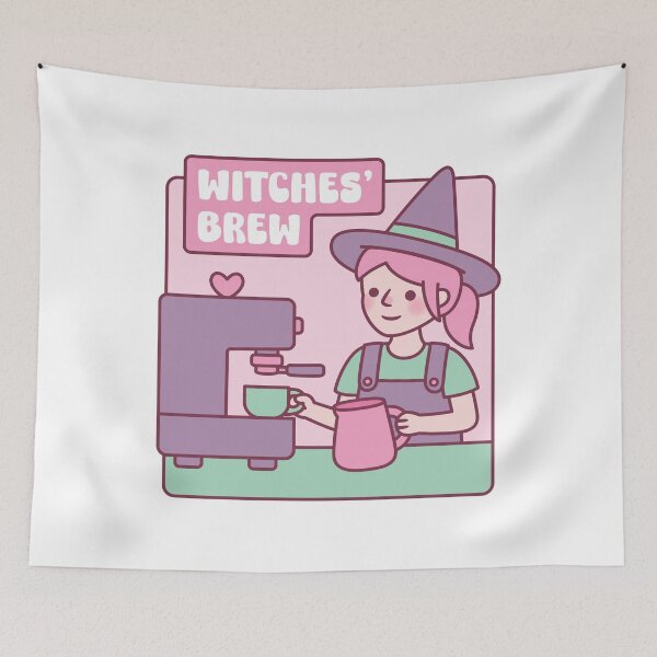 Item preview, Witch Barista Witches Brew Coffee Funny designed and sold by rustydoodle.