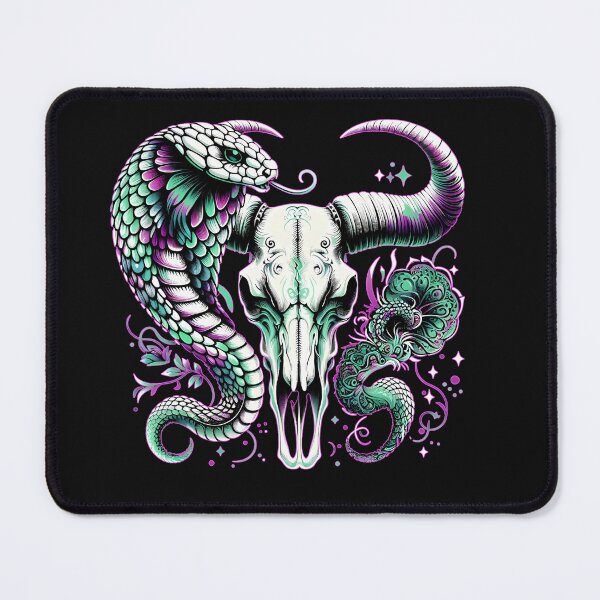 Item preview, Texas Bull Skull Horns and Cobra othic Dark Occult designed and sold by Oz64.