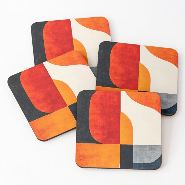 Item preview, Abstract Geometric Artwork Featuring Bold Colors and Shapes designed and sold by Pixcazso.