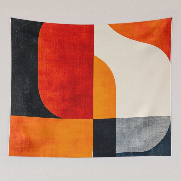 Item preview, Abstract Geometric Artwork Featuring Bold Colors and Shapes designed and sold by Pixcazso.