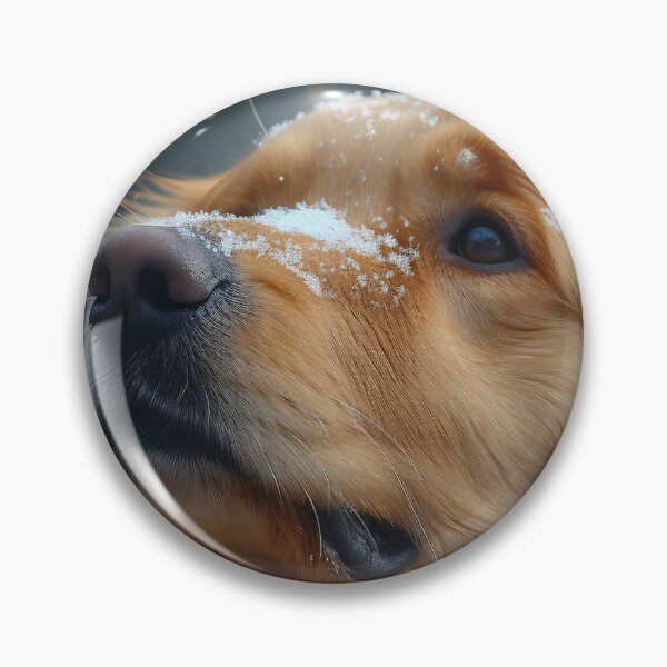 Item preview, Golden Retrieving Snow designed and sold by Sototos® ⭐⭐⭐⭐⭐.