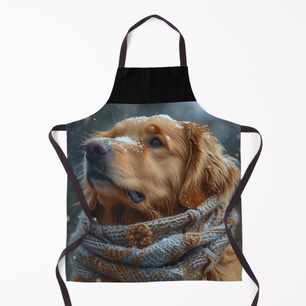 Item preview, Golden Retrieving Snow designed and sold by Sototos® ⭐⭐⭐⭐⭐.