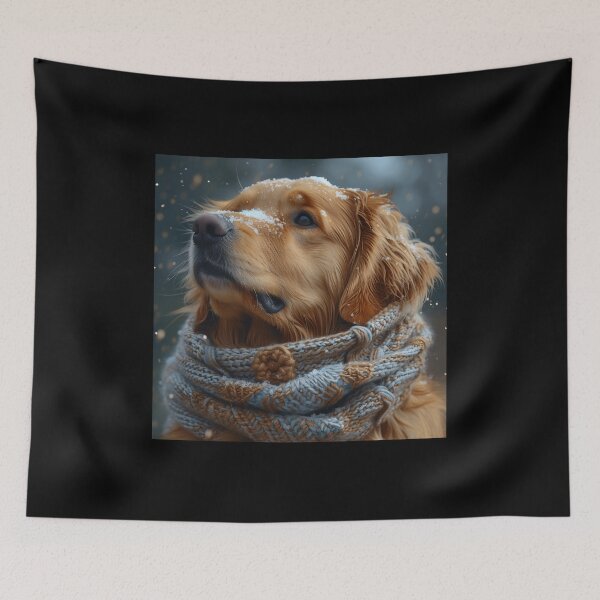 Item preview, Golden Retrieving Snow designed and sold by Sototos® ⭐⭐⭐⭐⭐.