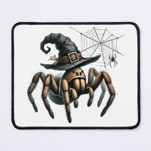 Item preview, Witchy Spider in Halloween Hat designed and sold by Mimoshi ⭐⭐⭐⭐⭐.