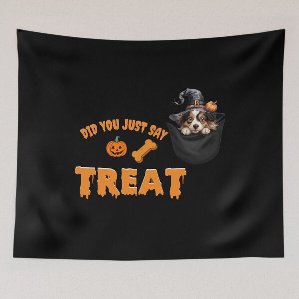Item preview, Dog in a Pocket Papillon Halloween Design designed and sold by LovelyHappyGift.