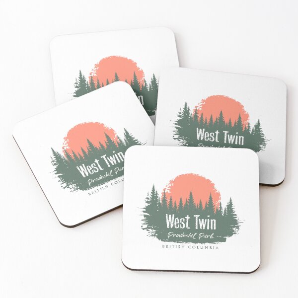 Item preview, West Twin Provincial Park British Columbia Forest And Sunset designed and sold by bivenart.