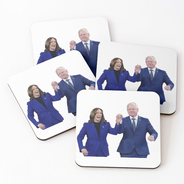 Item preview, HARRIS WALZ JUNTOS TOMADOS DE LA MANO DNC 2024 designed and sold by abbymoriartyy.