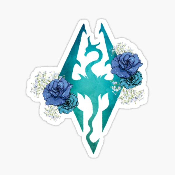 Rose Dragonborn Sticker