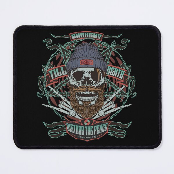 Item preview, Punk Rock Skull Anarchy designed and sold by HellbenderCo.