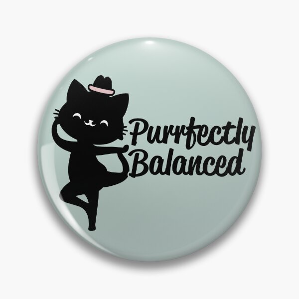 Item preview, Purrfectly Balanced - Adorable Yoga Cat designed and sold by markymaarty.