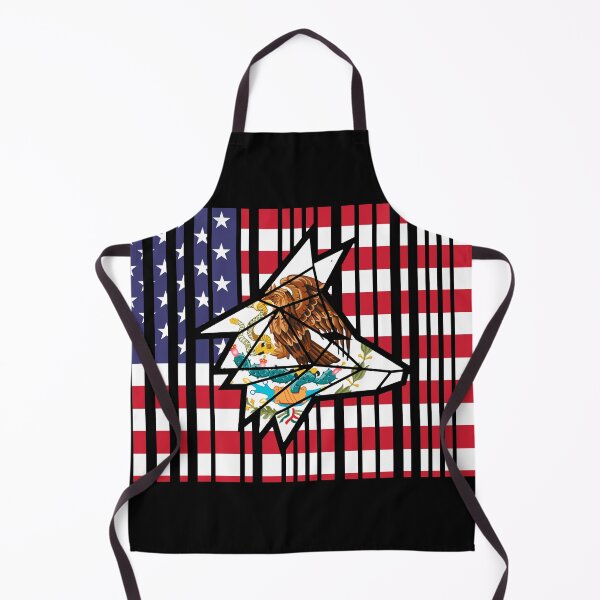 Item preview, Barcode-Style USA Flag with Embedded Mexican Wolf designed and sold by the Zarock Shop.