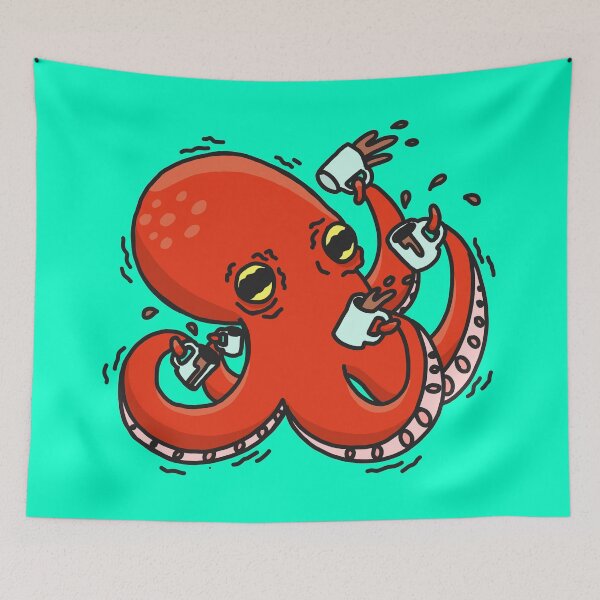 Item preview, Wired Octopus designed and sold by Artwork by Daniel Adams.