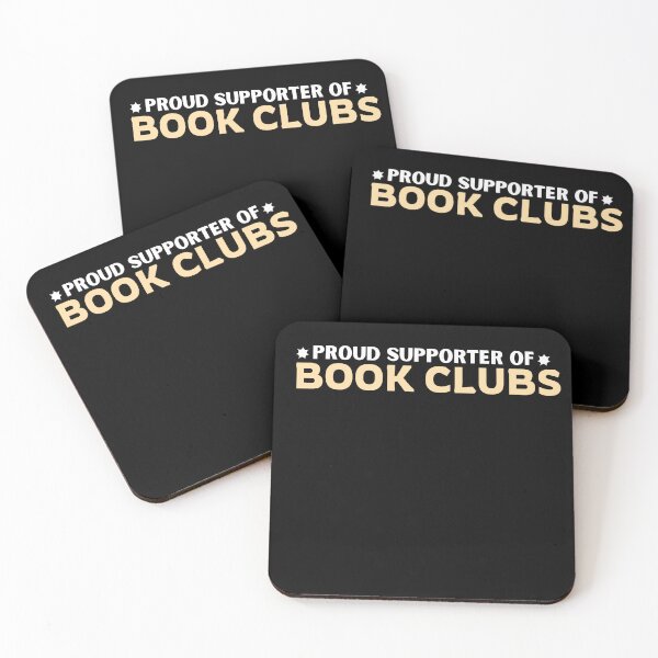 Item preview, Proud Supporter of Book Clubs designed and sold by DesignDazzles.