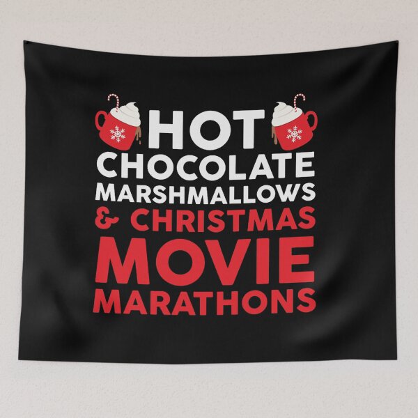 Item preview, Hot Chocolate Christmas Movie Marathons Relaxed Funny Gees For Men Women designed and sold by FrancisJoh.