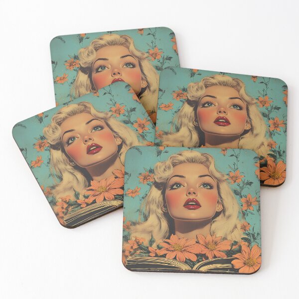 Item preview, Girl with flowers growing from book designed and sold by MinimalSim.
