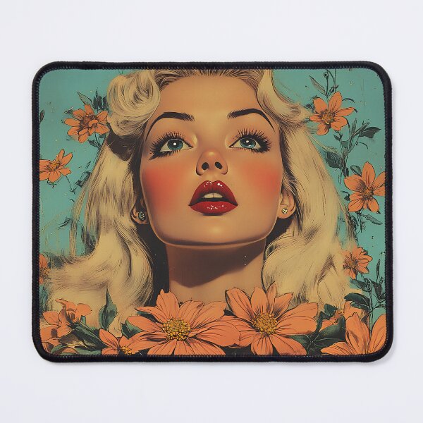 Item preview, Girl with flowers growing from book designed and sold by MinimalSim.