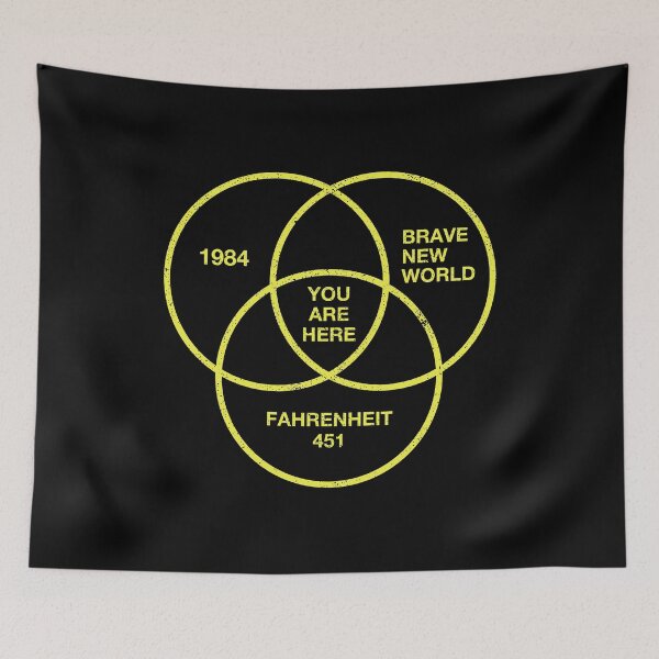 Item preview, 1984 Brave New World - The Fahrenheit 451 Conspiracy designed and sold by viunziameriza.
