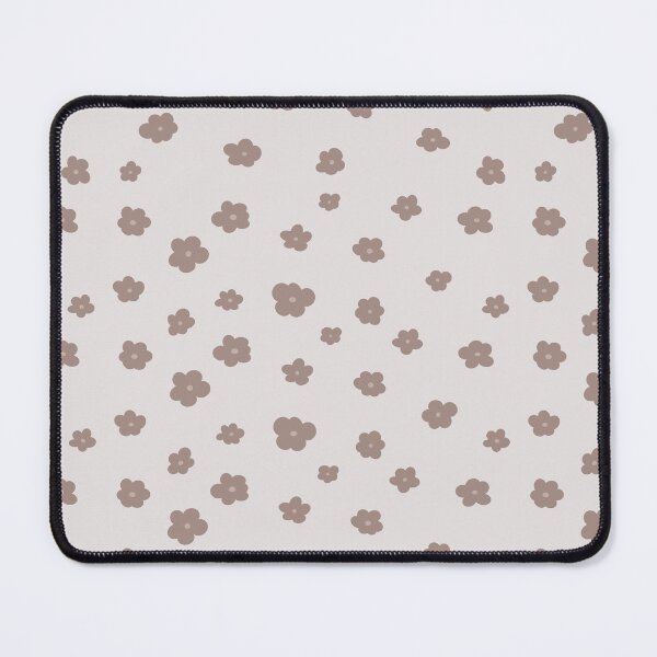 Item preview, Taupe flowers on cream background designed and sold by CoraNais.