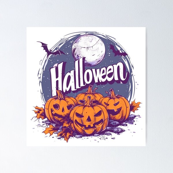 Item preview, Purple Halloween designed and sold by GiraffeCreative.