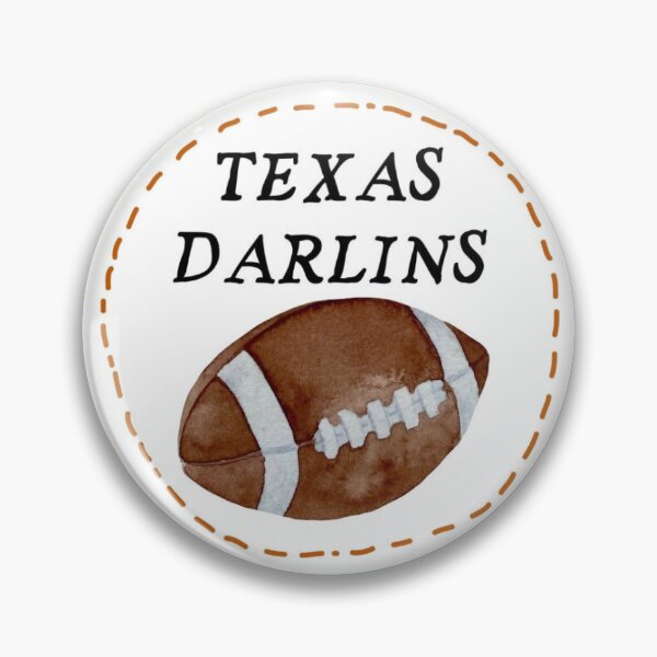 Item preview, TX Darlins Football Pin designed and sold by Texasdarlins.
