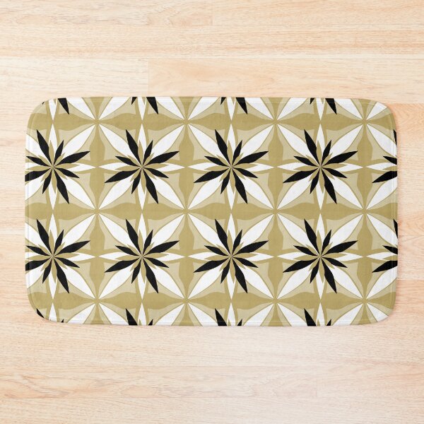 Item preview, Festive Decorative Floral Pattern in Yellow designed and sold by Artistestella.