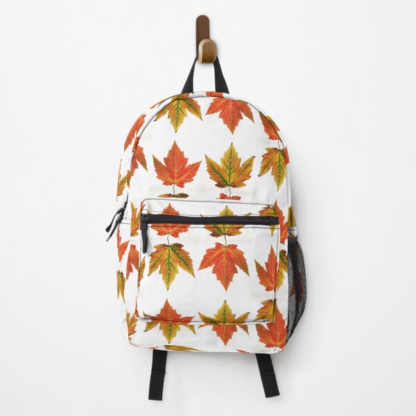 Item preview, Autumn Leaves Scarf – Vibrant Orange and Red Fall Leaves Design for Women designed and sold by Pnwphotography.