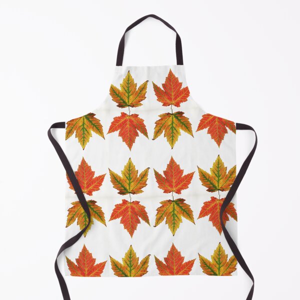 Item preview, Autumn Leaves Scarf – Vibrant Orange and Red Fall Leaves Design for Women designed and sold by Pnwphotography.