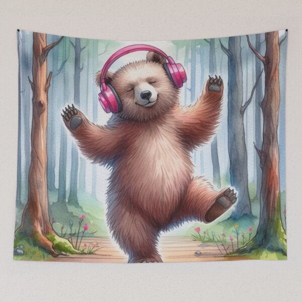 Item preview, Dancing bear designed and sold by Jonnybonnie.