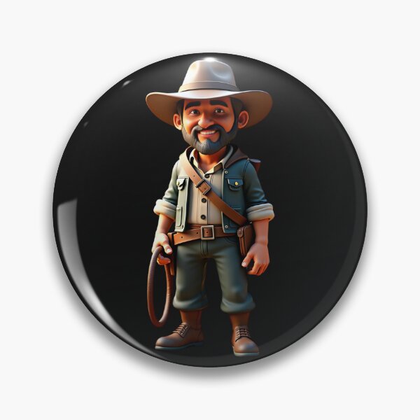 Item preview, Adventurous Explorer 3D Cartoon Character designed and sold by eliteandhonor.