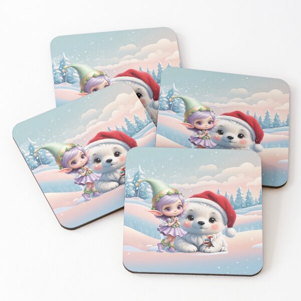 Item preview, Friends in a winter fantasy world. designed and sold by nicky2342.