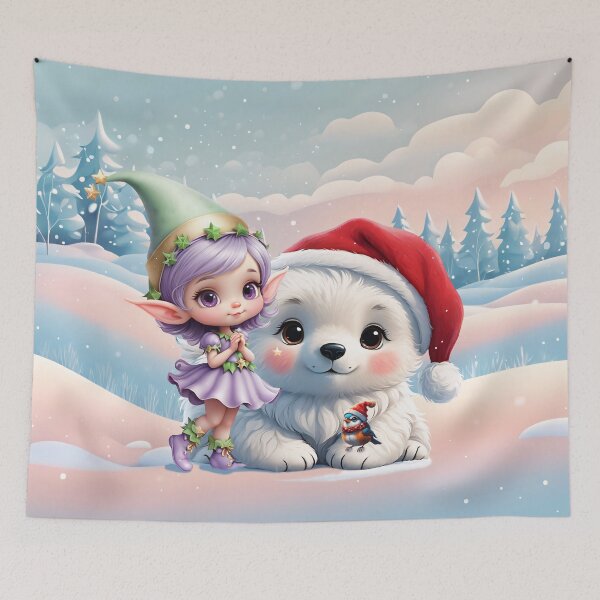 Item preview, Friends in a winter fantasy world. designed and sold by nicky2342.