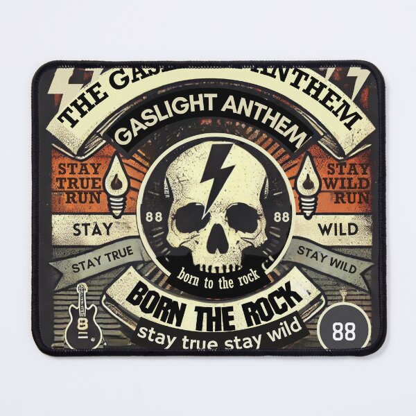 Item preview, Born to Rock Skull Graphic T-Shirt - The Gaslight Anthem Inspired designed and sold by Zephyr1st.