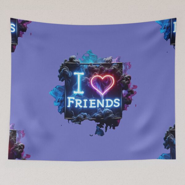Item preview, Neon Love for Friends designed and sold by infliex.